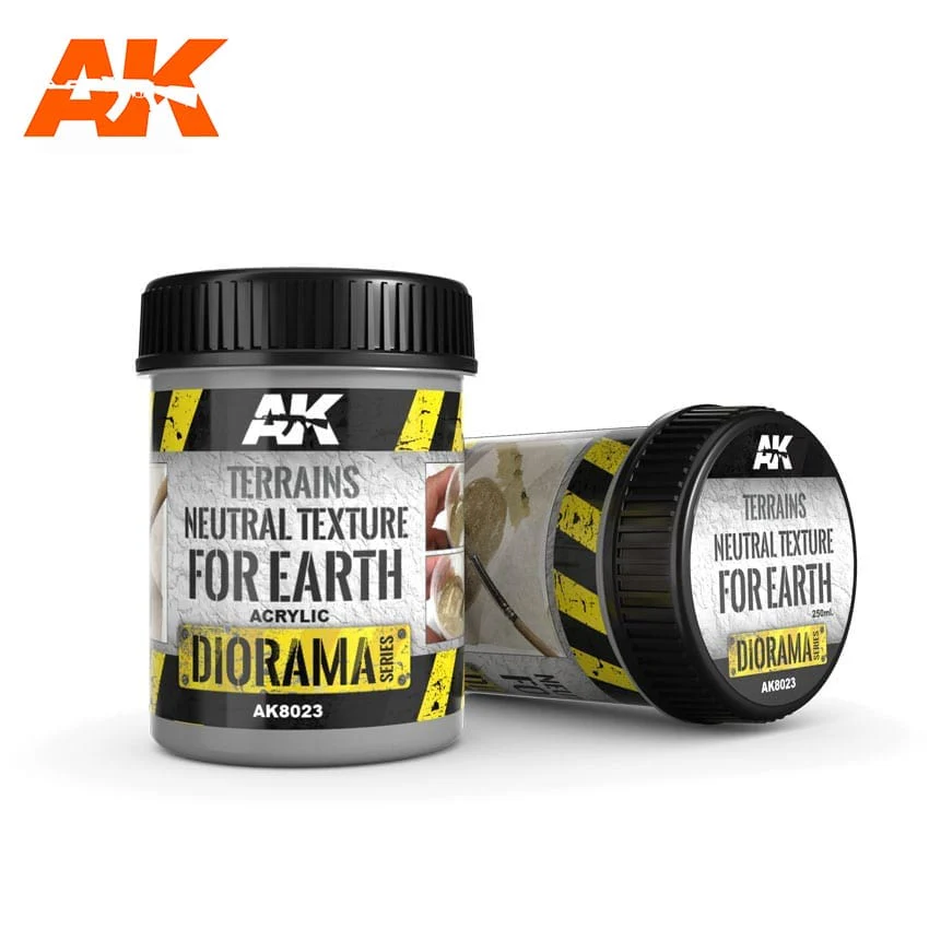AK Interactive Terrains Neutral Texture for Earth - 250ml