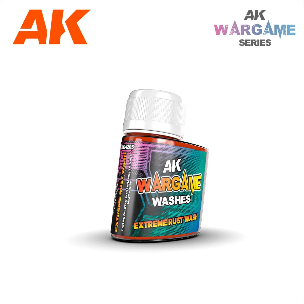 AK Interactive Wargame Washes 35ml - Extreme Rust Wash