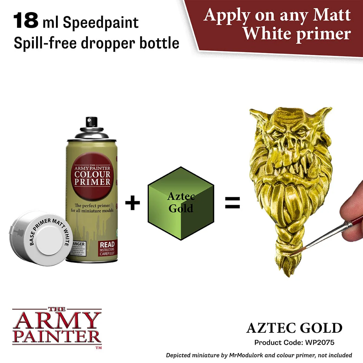 Army Painter Speedpaint 18ml - Aztec Gold - Image 2