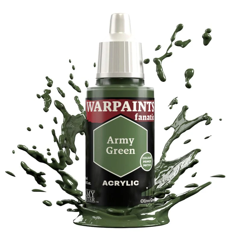 Army Painter Warpaints Fanatic 18ml- Army Green