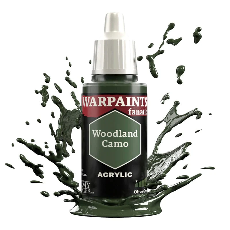 Army Painter Warpaints Fanatic 18ml- Woodland Camo