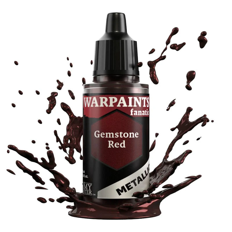 Army Painter Warpaints Fanatic Metallics 18ml- Gemstone Red