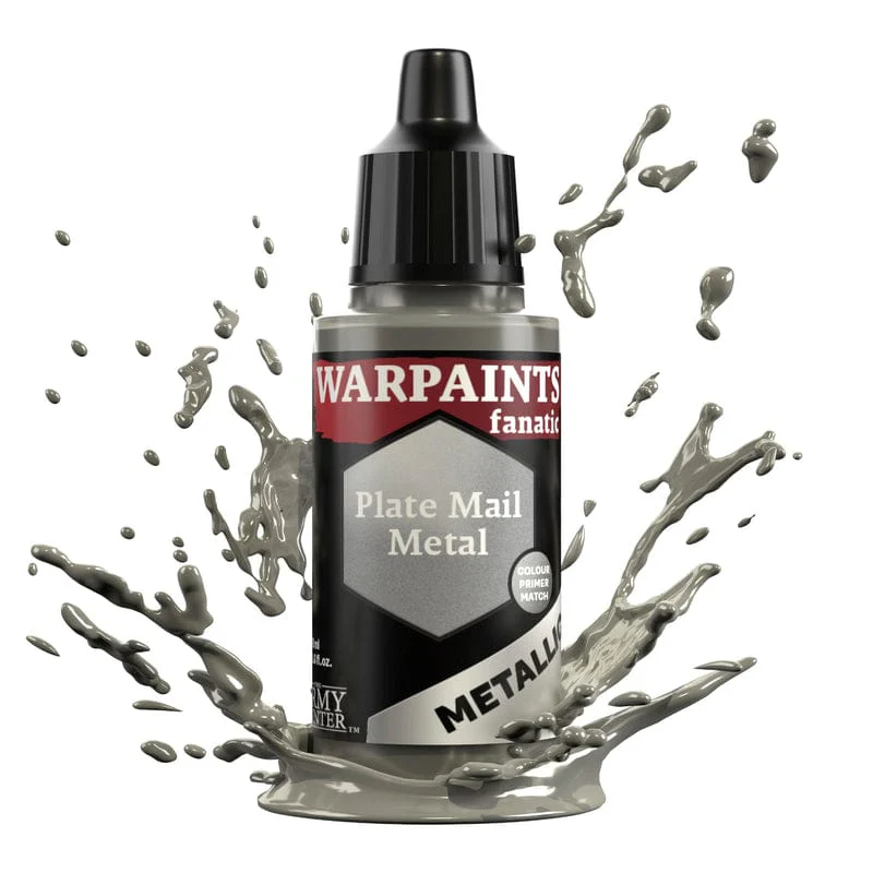 Army Painter Warpaints Fanatic Metallics 18ml- Plate Mail Metal