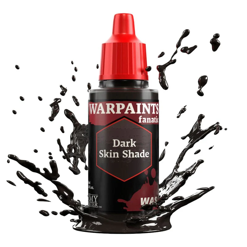 Army Painter Warpaints Fanatic Wash 18ml- Dark Skin Shade