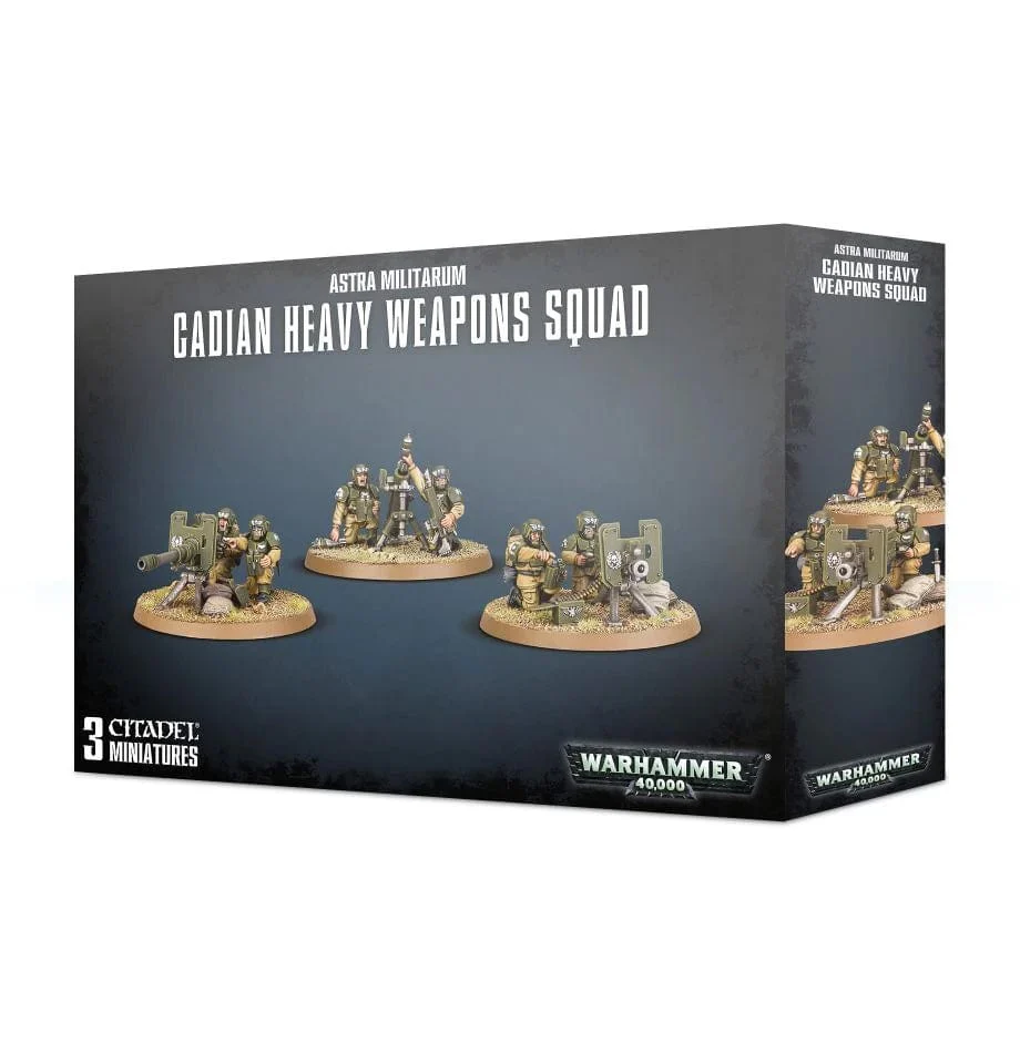 Astra Militarum Cadian Heavy Weapons Squad (old version)