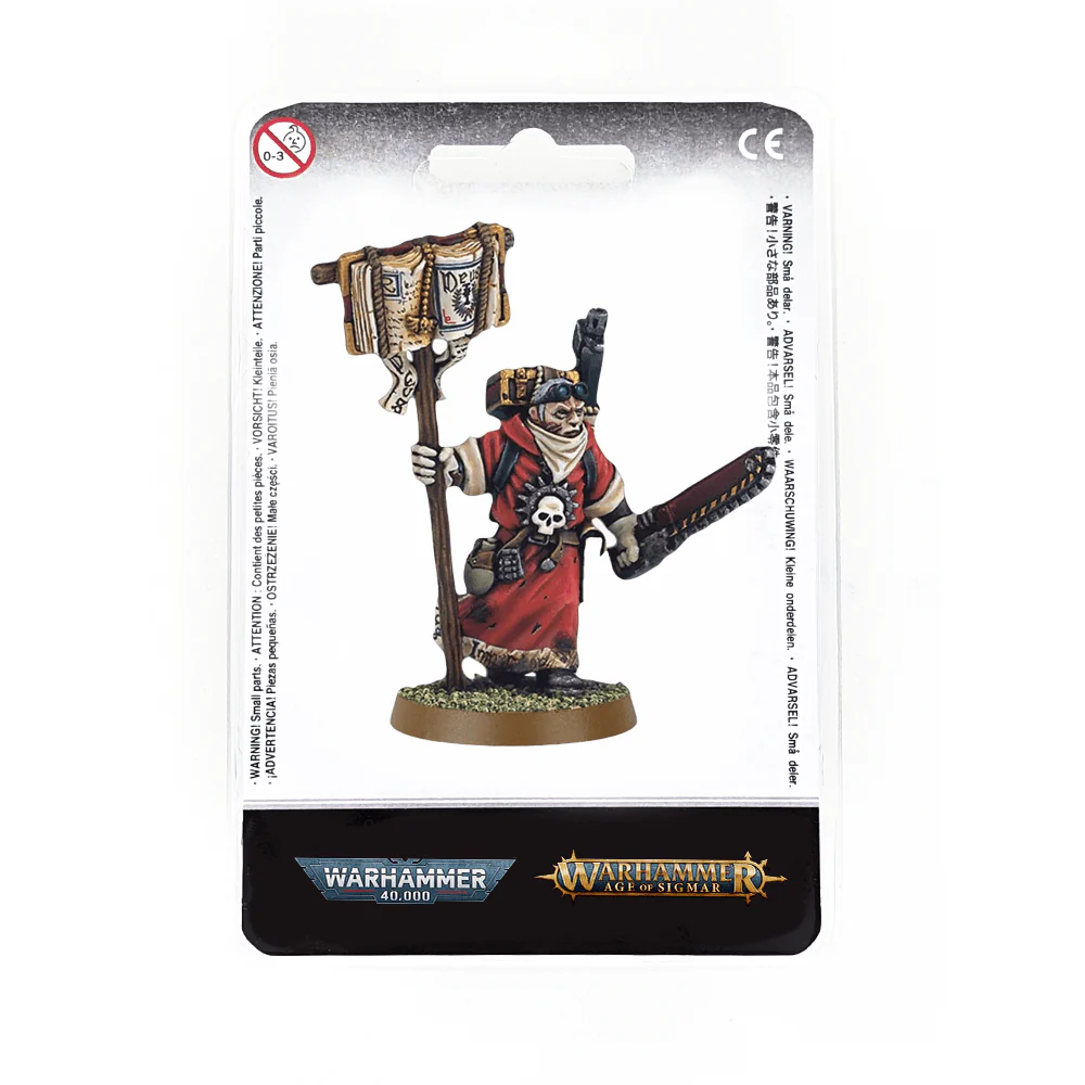Astra Militarum Missionary with Chainsword