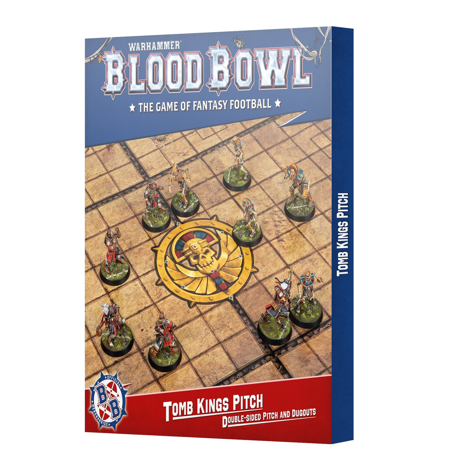 Blood Bowl Tomb Kings Team Nehekharan Nightmares Pitch & Dugouts