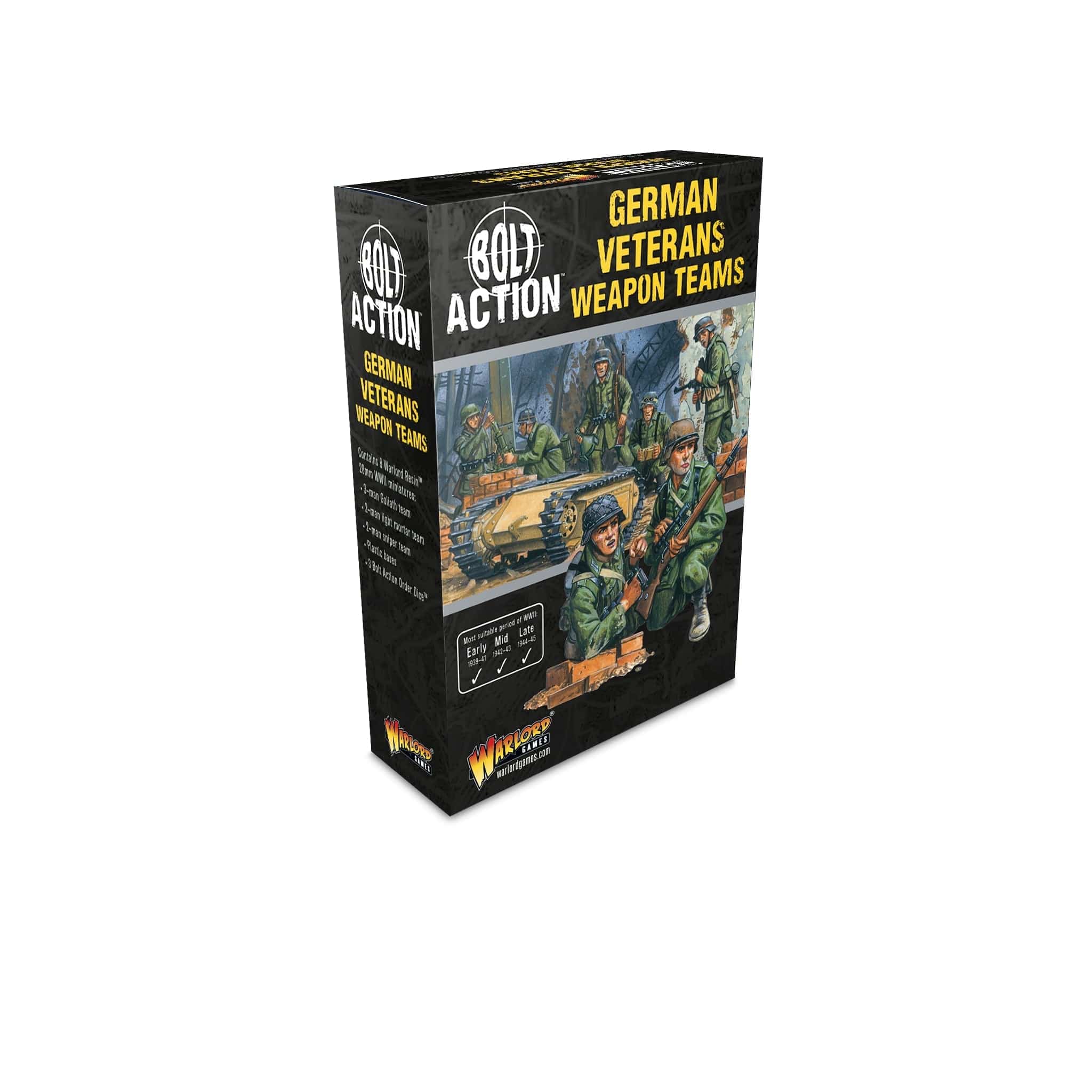 Bolt Action German Veteran Infantry Weapons Teams