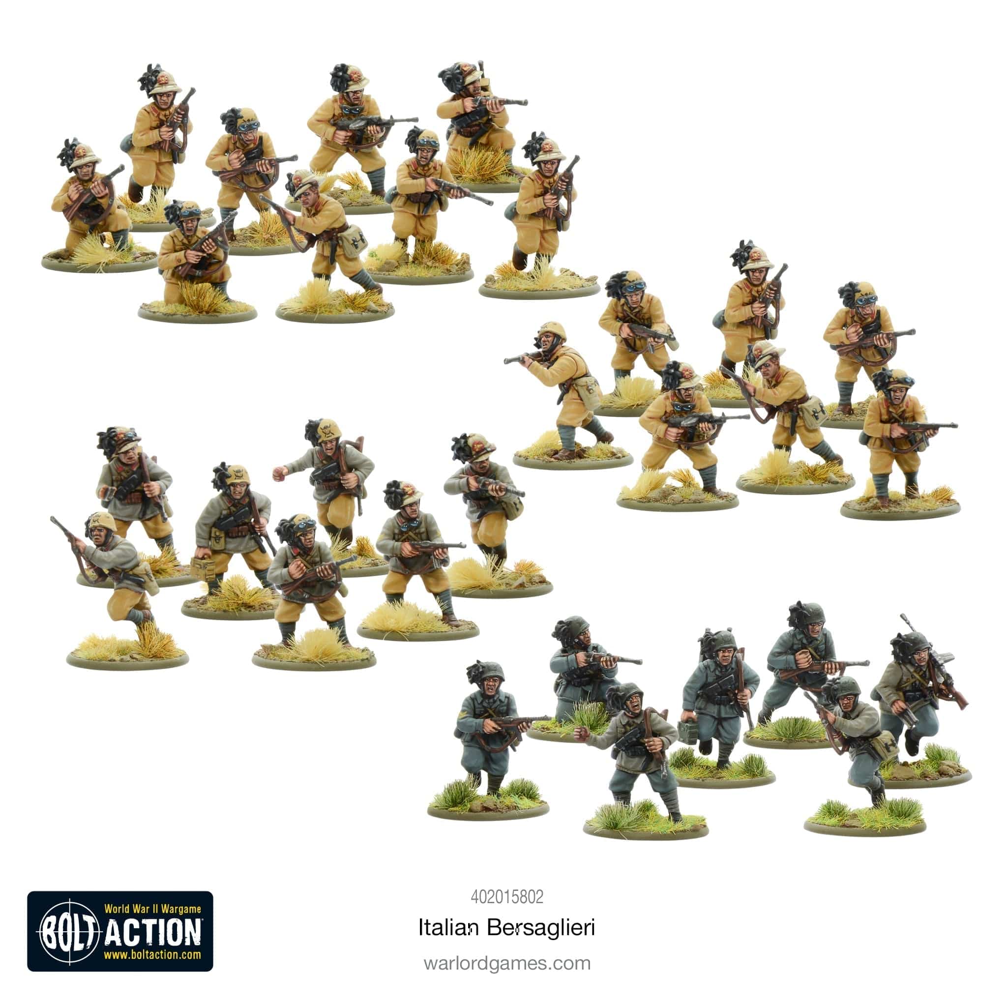 Bolt Action Italian Bersaglieri (Plastic)
