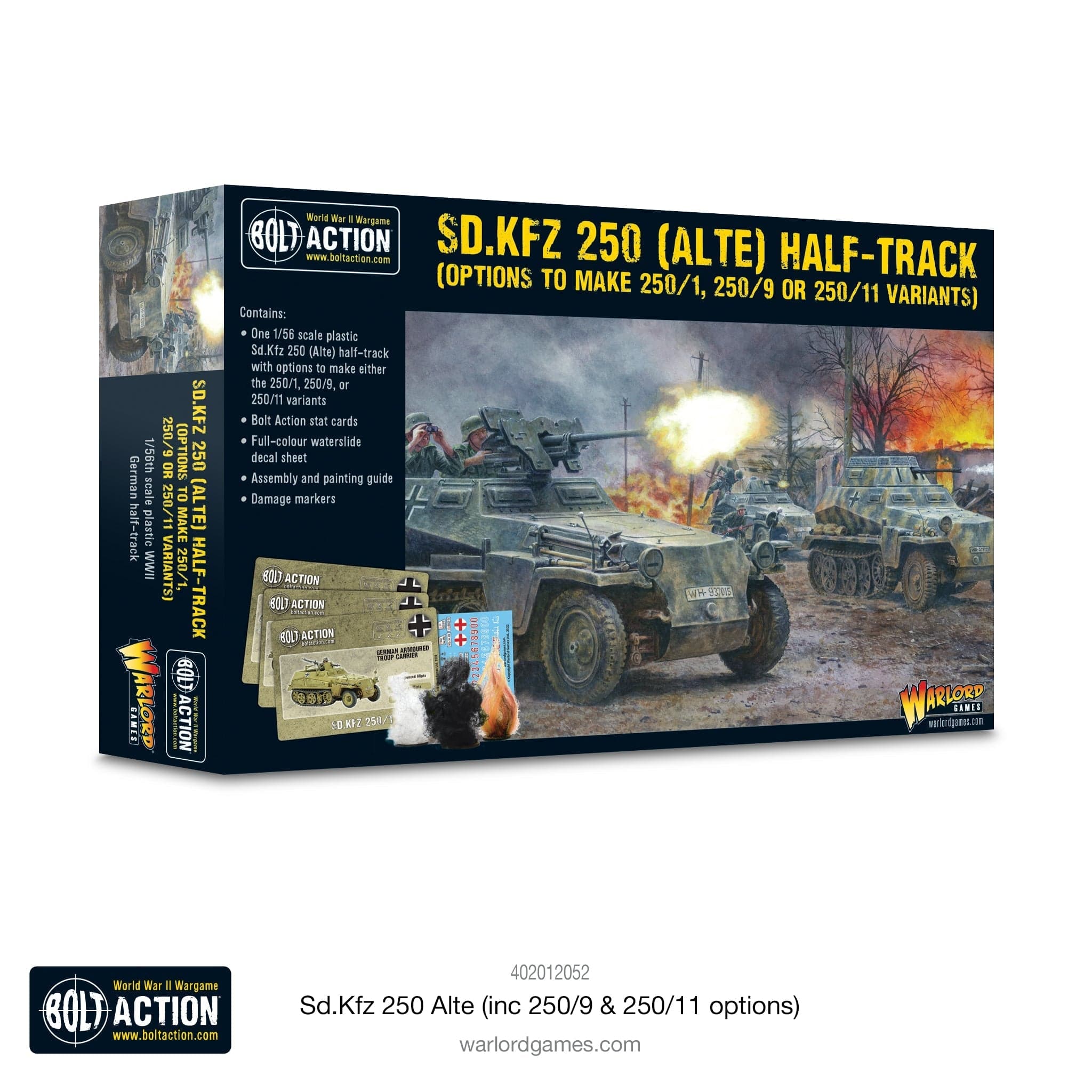 Bolt Action  Sd.Kfz 250 (Alte) Half-Track (Options For 250/1, 250/9 & 250/11 Variants)