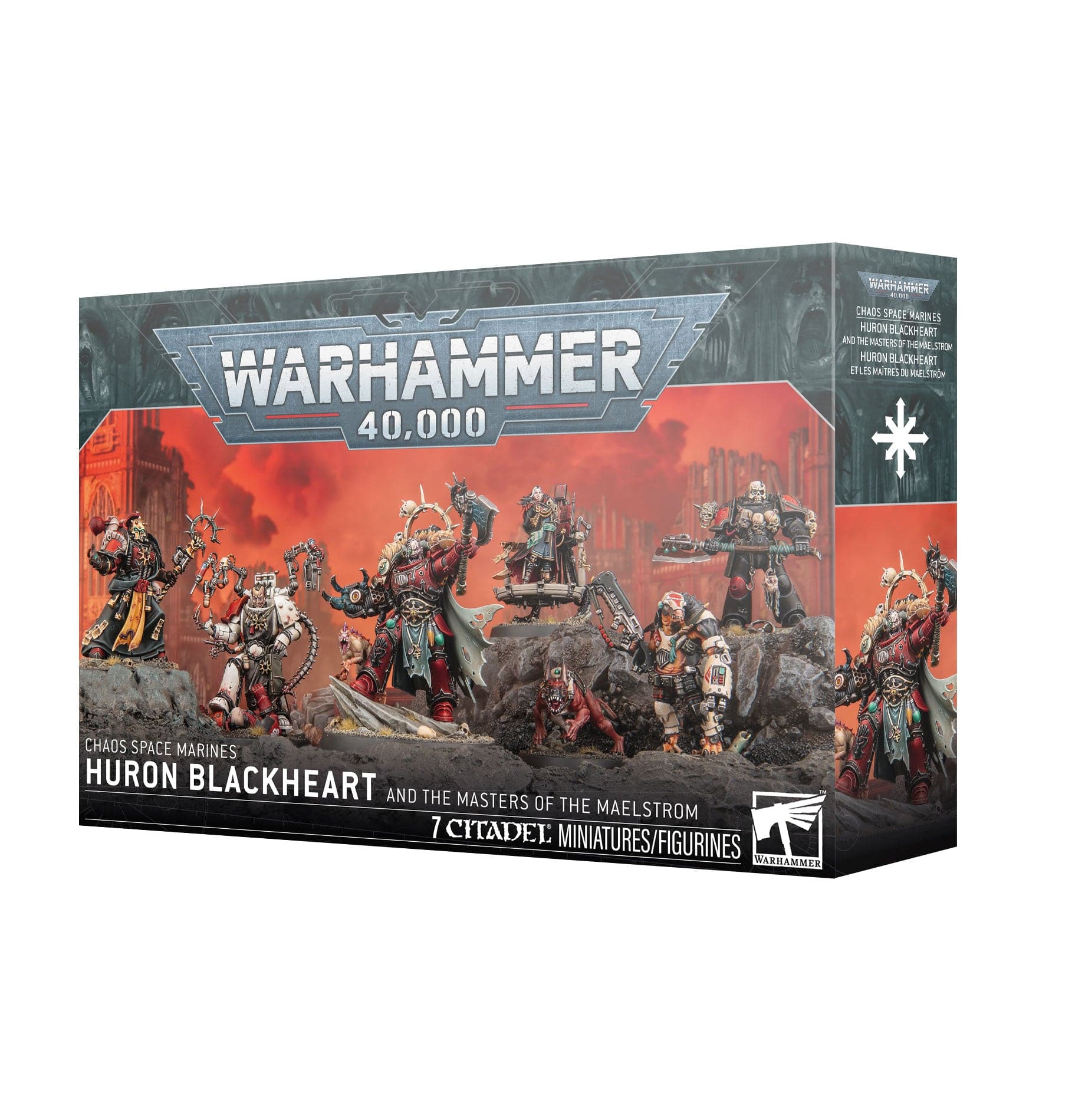 Chaos Space Marine Red Corsairs Huron Blackheart and the Masters of the Maelstrom