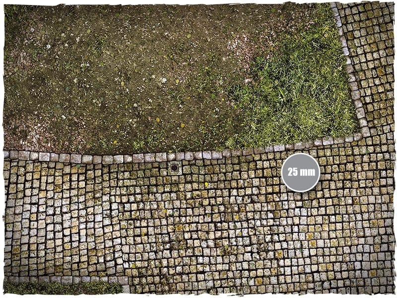 Deep-cut Studio Neoprene Gaming Mat - 4'x6' - Cobblestone Streets - Image 4