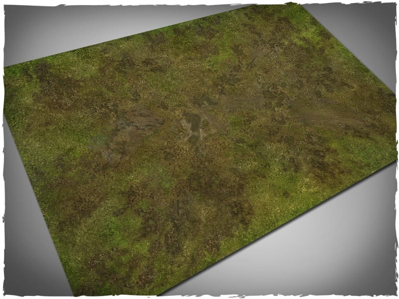 Deep-cut Studio Neoprene Gaming Mat - 4'x6' - Muddy Field - Image 4