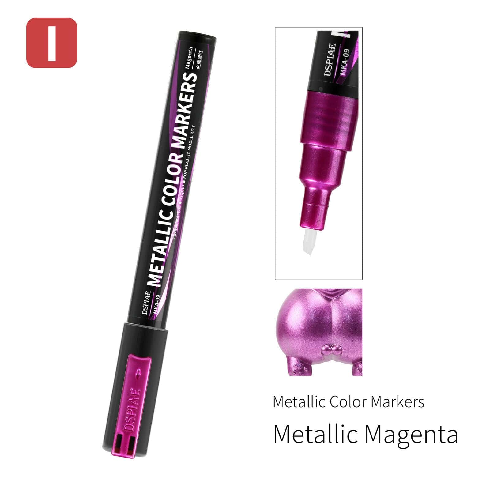 DSPIAE Metallic Color Markers - Metallic Magenta