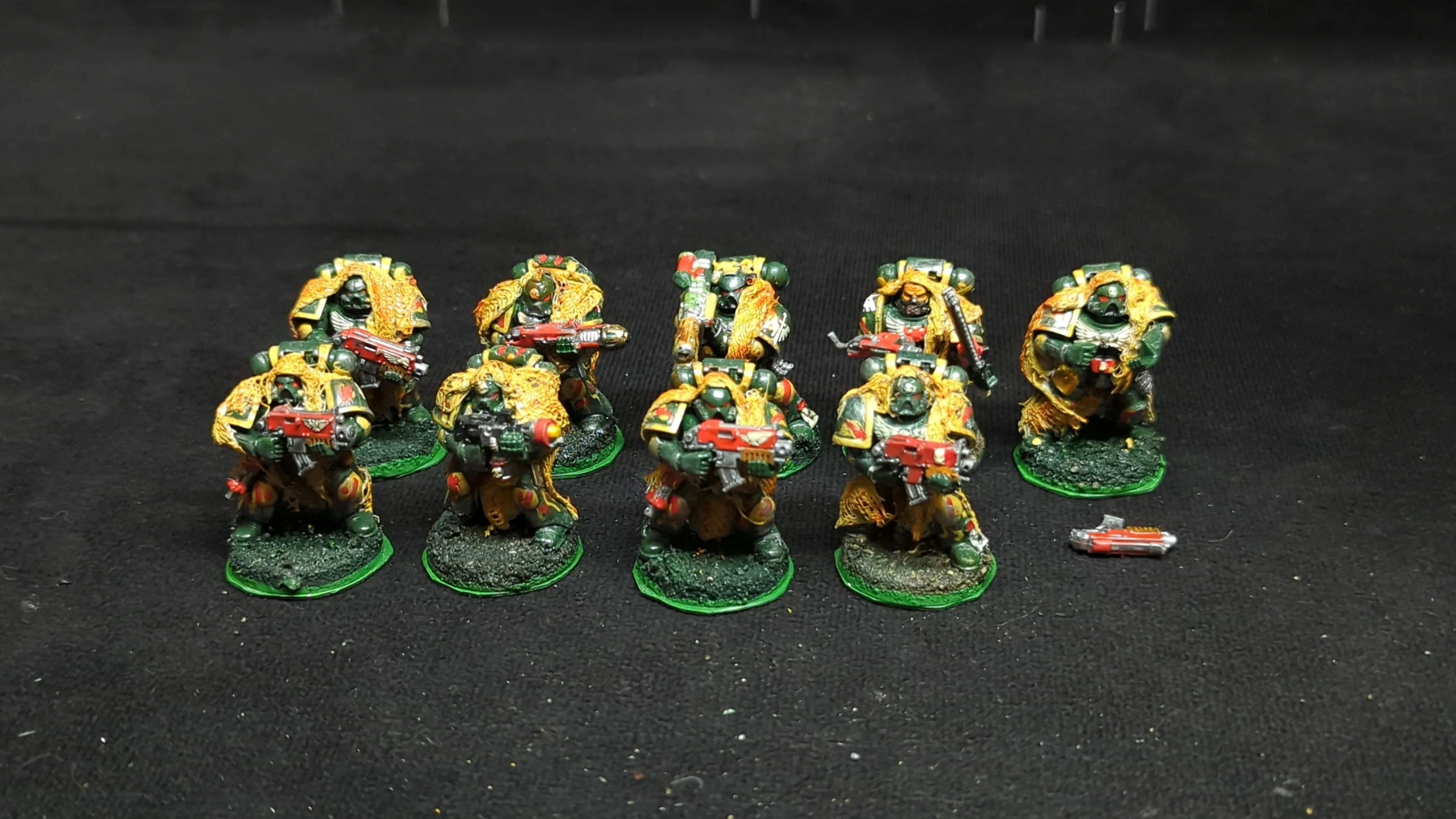 Warhammer 40k Space Marines Tactical Squad x9 OOP Painted