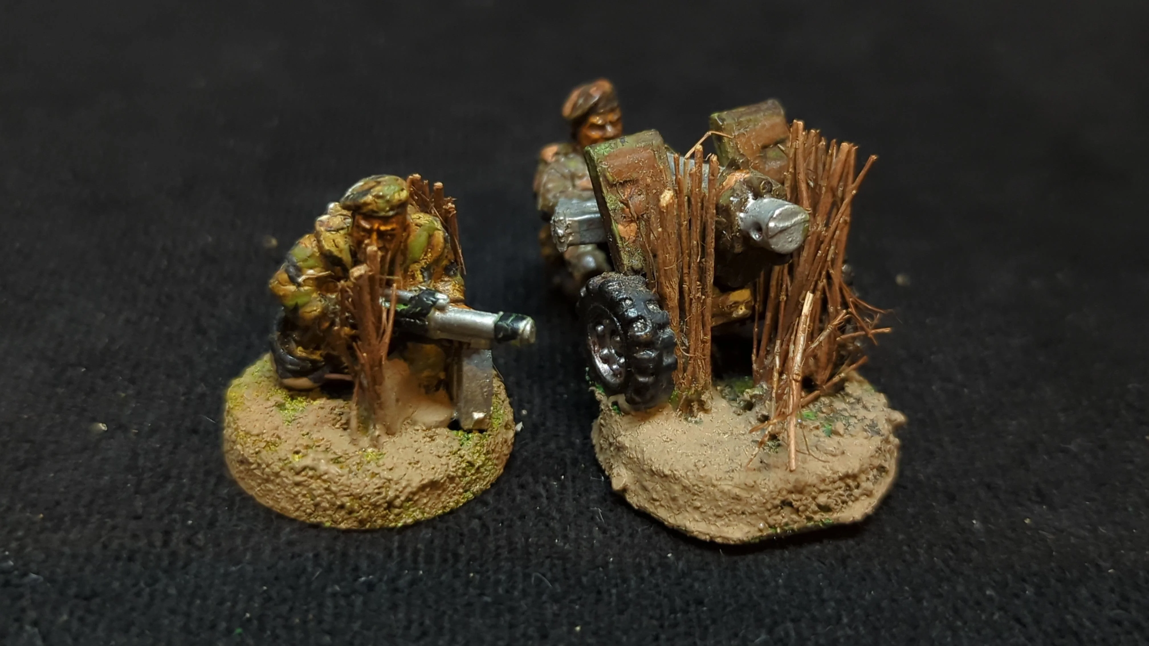Warhammer 40k Astra Militarum Beret Stormtrooper Heavy Bolter Squad x2 OOP Painted