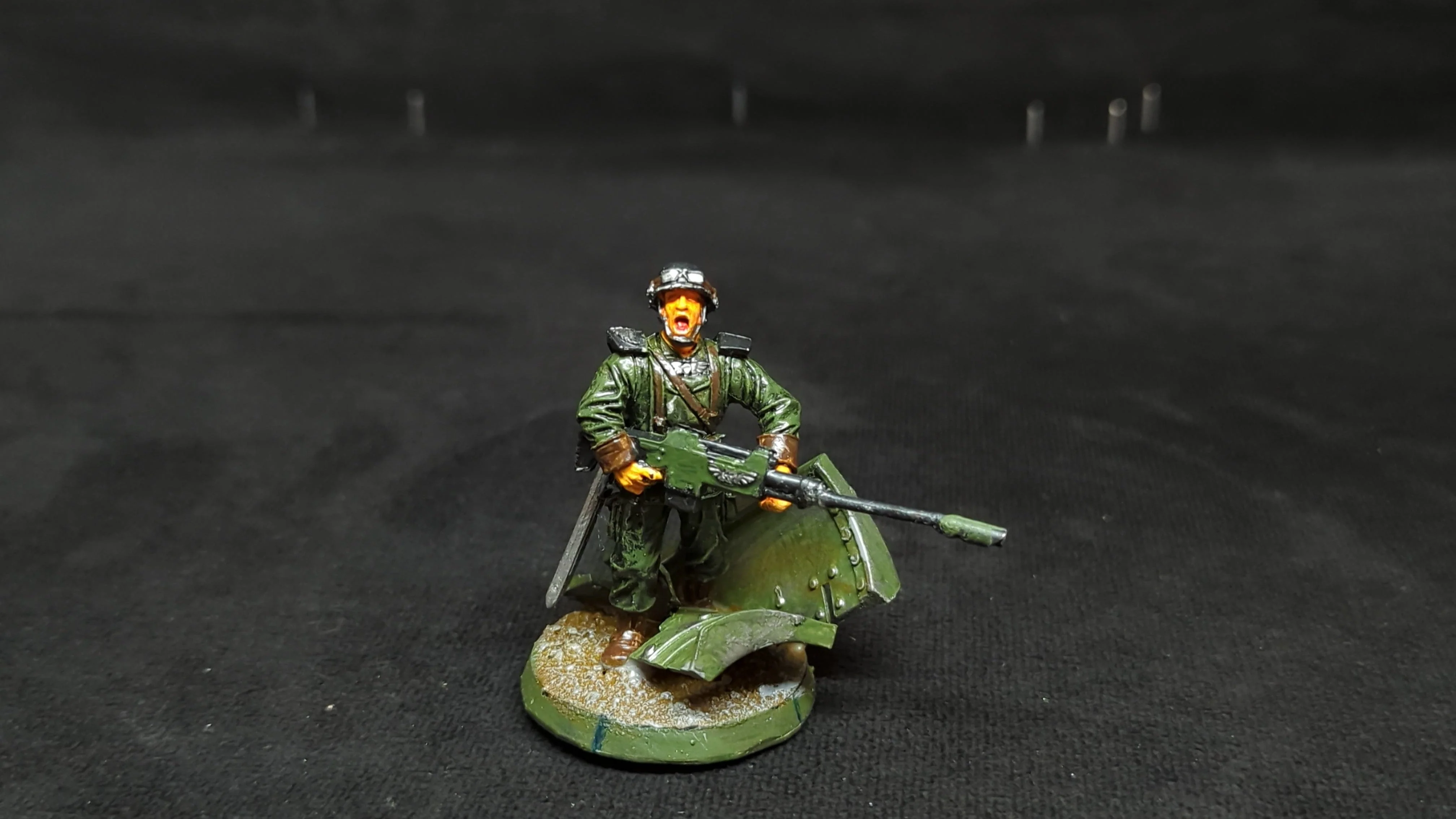 Warhammer Inquisitor Warhammer Insquisitor Sergeant Dorian Black x1 OOP Painted