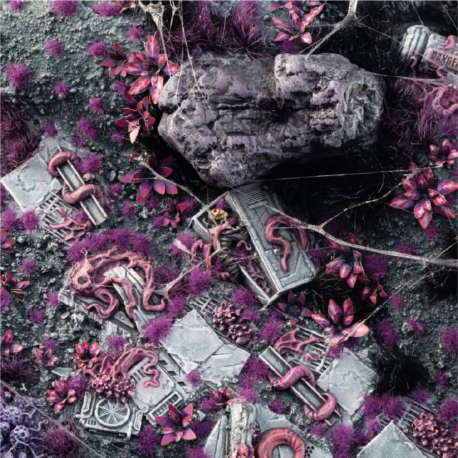 Gamer's Grass Basing Box - Purple Swarm - Image 2