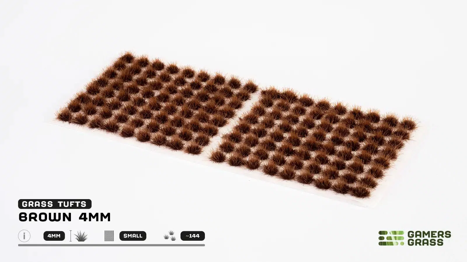 Gamer's Grass Tufts - Brown 4mm Small