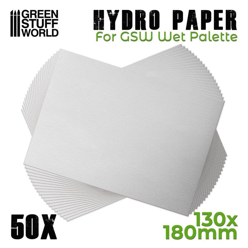 GSW Wet Palette - Hydro Paper sheet pack x50