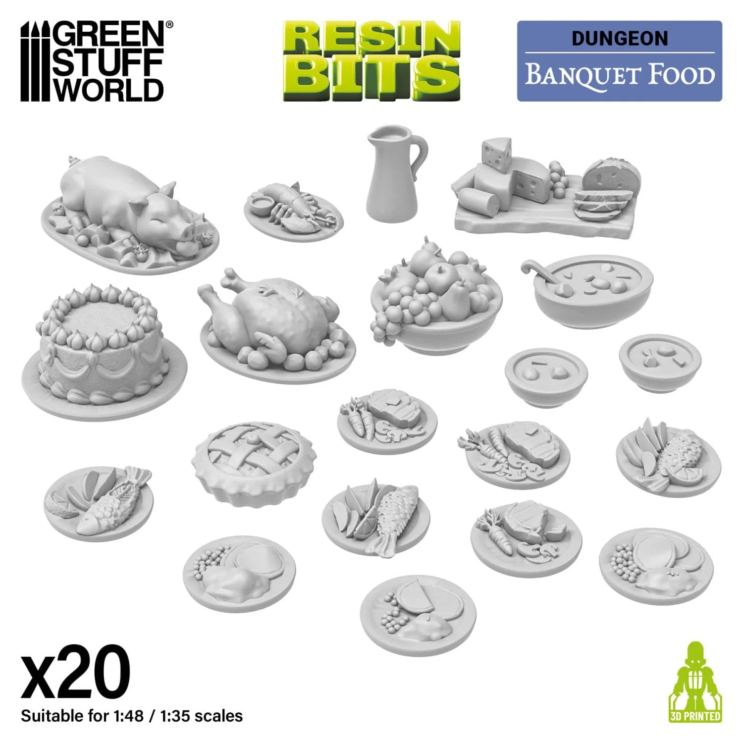 GSW Resin Basing Set - Banquet Food