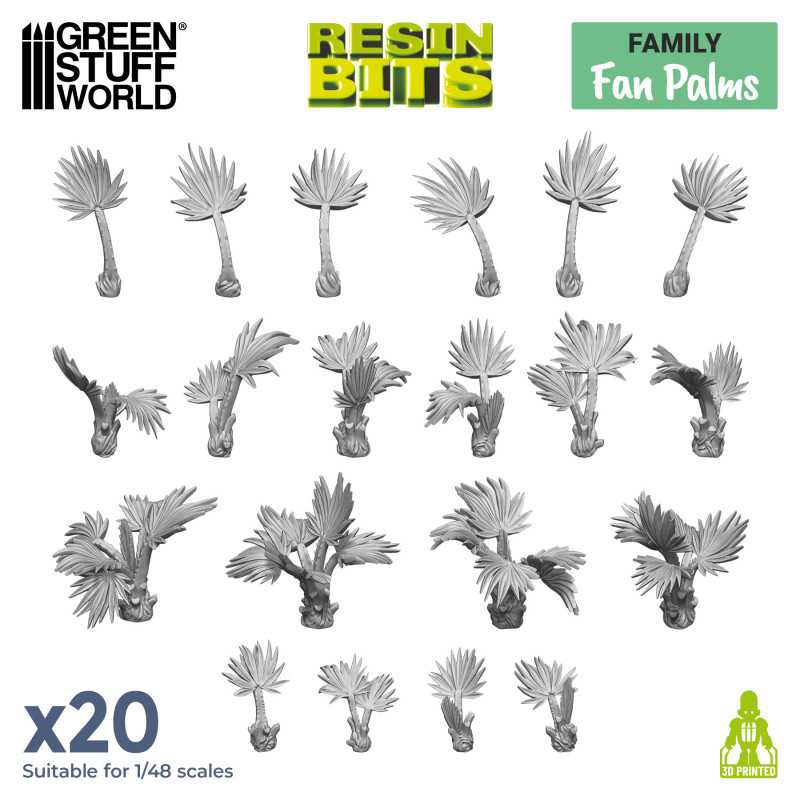 GSW Resin Basing Set - Fan Palms