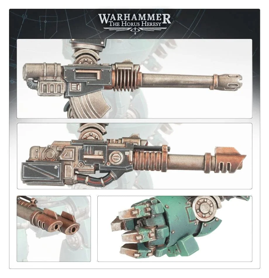Horus Heresy Legiones Astartes Contemptor Dreadnought Weapons Frame 1 - Image 2