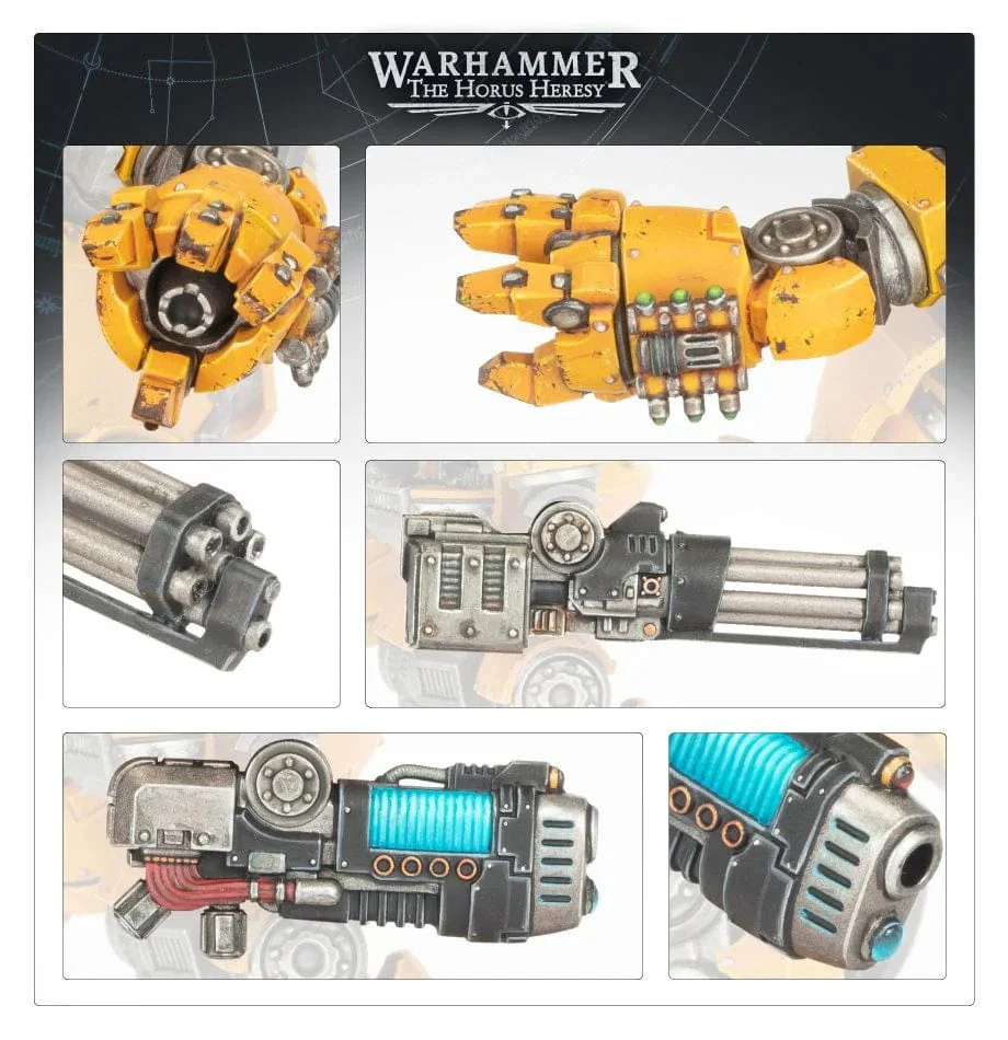 Horus Heresy Legiones Astartes Contemptor Dreadnought Weapons Frame 2 - Image 2