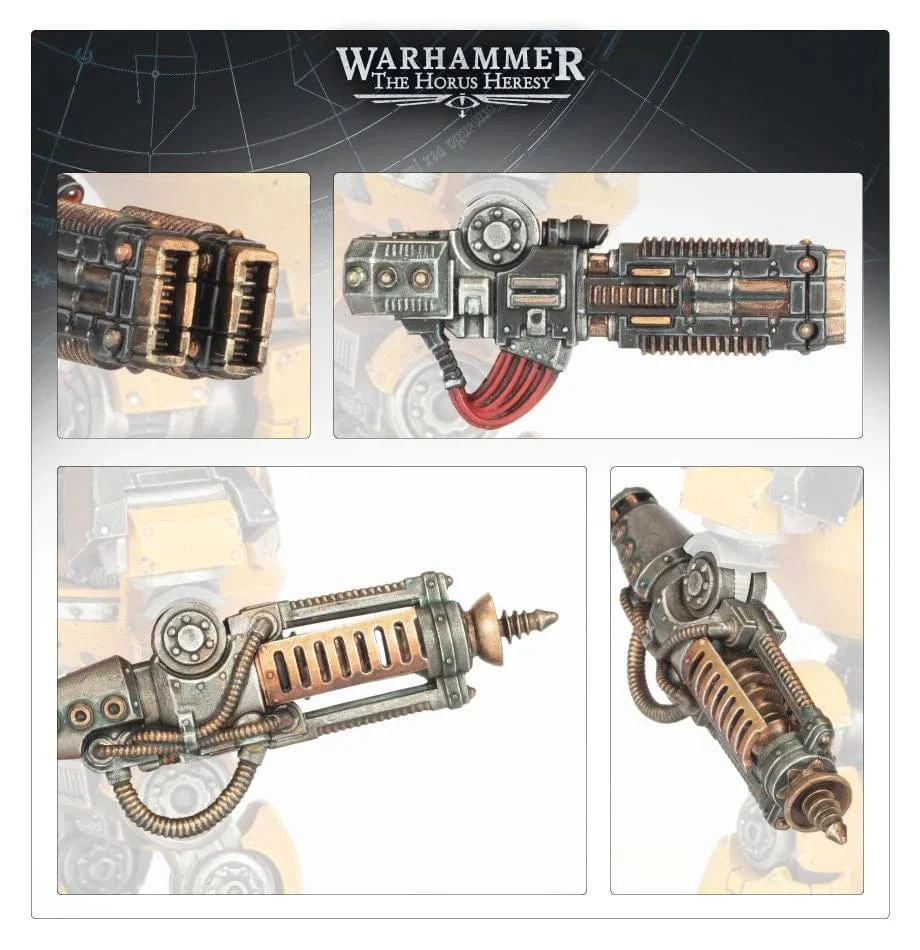 Horus Heresy Legiones Astartes Contemptor Dreadnought Weapons Frame 2 - Image 3
