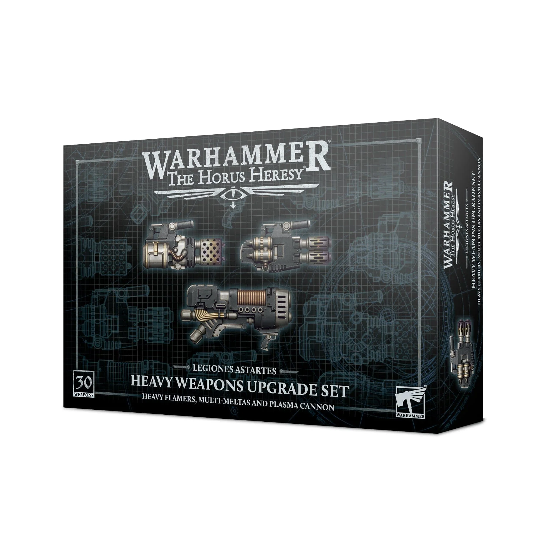 Horus Heresy Legiones Astartes Heavy Flamers, Multi-Melta and Plasma Cannon Heavy Weapons Upgrade Set