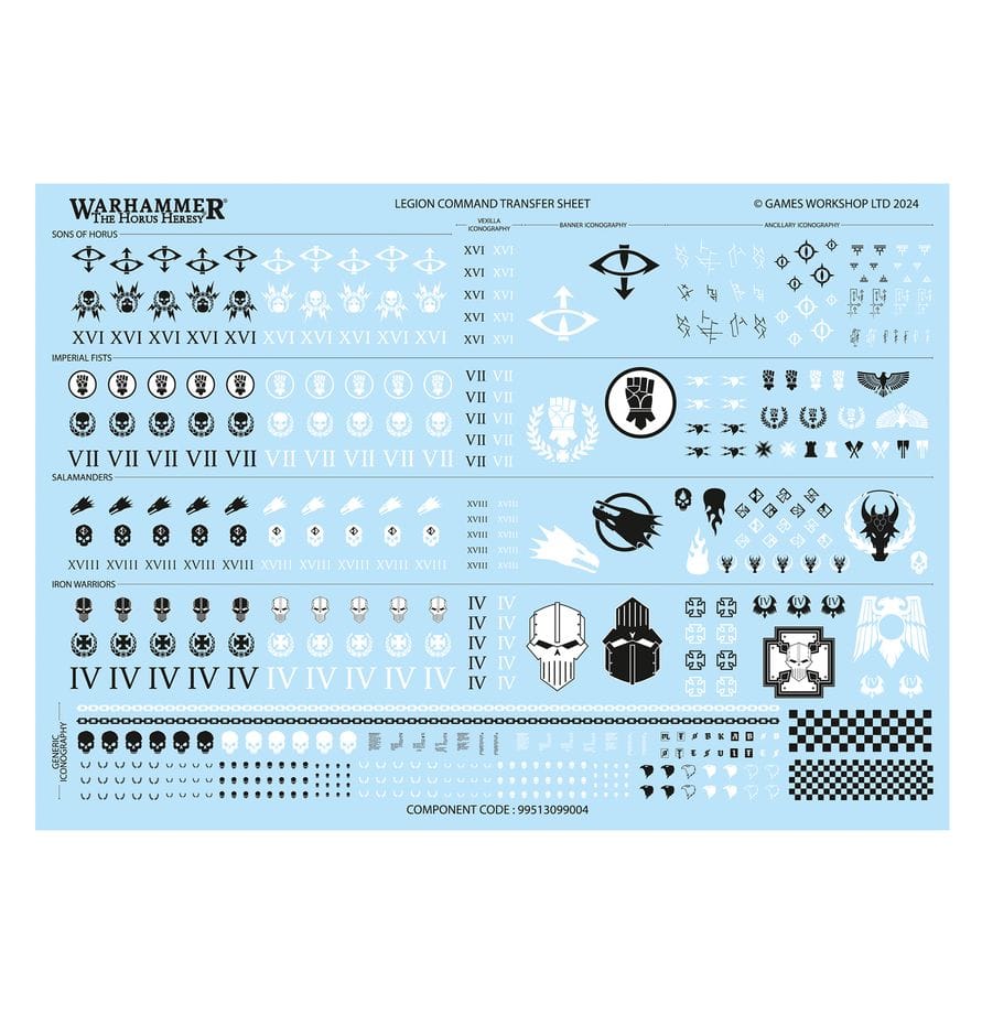 Horus Heresy Legiones Astartes Legion Command Upgrade Set - Image 3