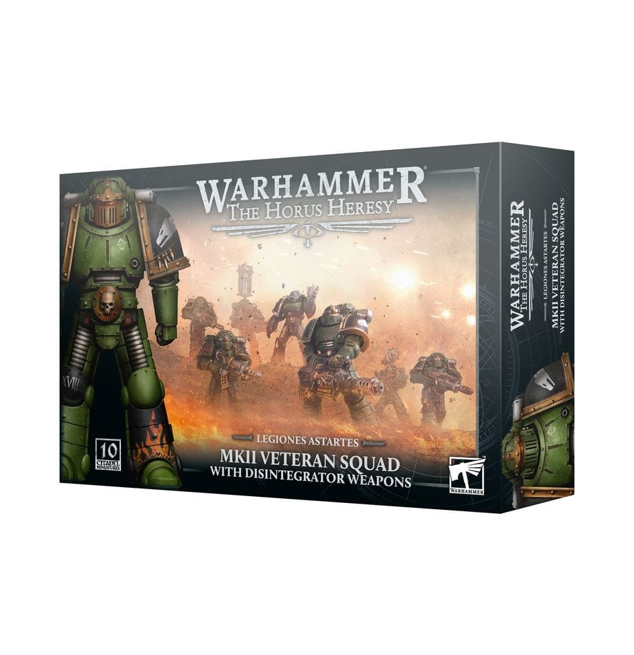 Horus Heresy Legiones Astartes MKII Veteran Squad with Disintegrators