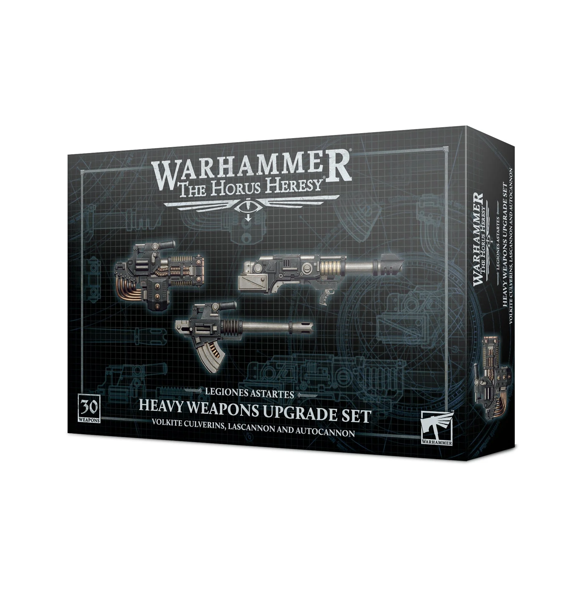 Horus Heresy Legiones Astartes Volkite Culverins, Lascannon and Autocannon Weapons Upgrade Set