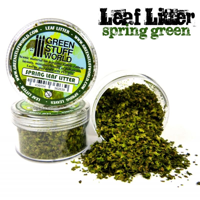 GSW Leaf Scatter Litter - Spring Green