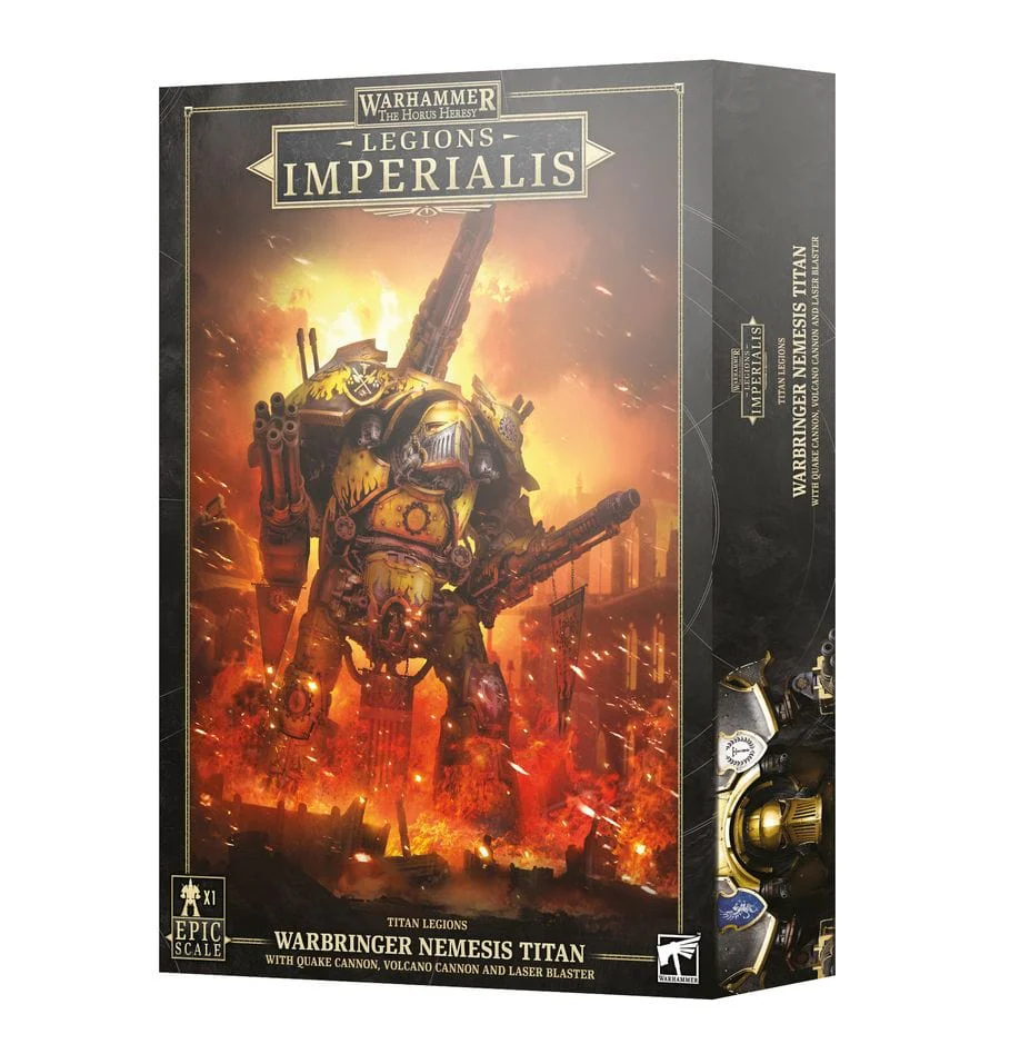 Legions Imperialis Titan Legions Warbringer Nemesis Titan with Quake Cannon