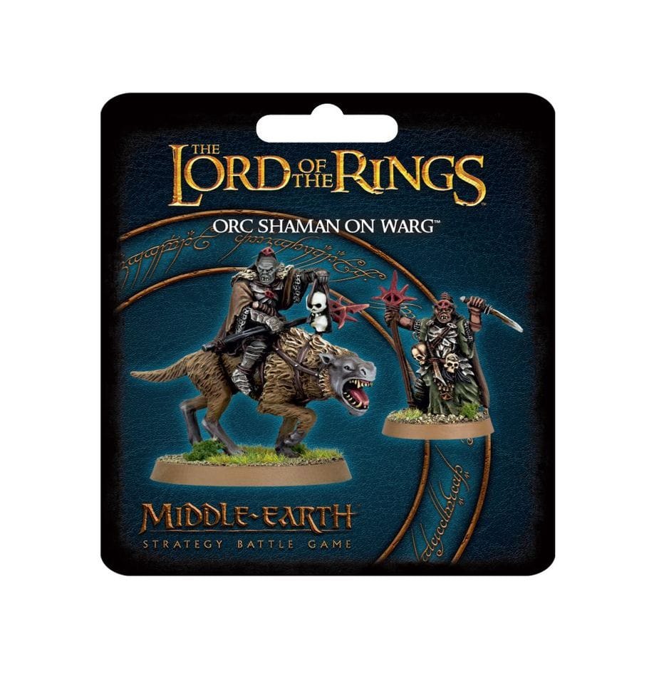 Middle-earth Orc Shaman on Warg