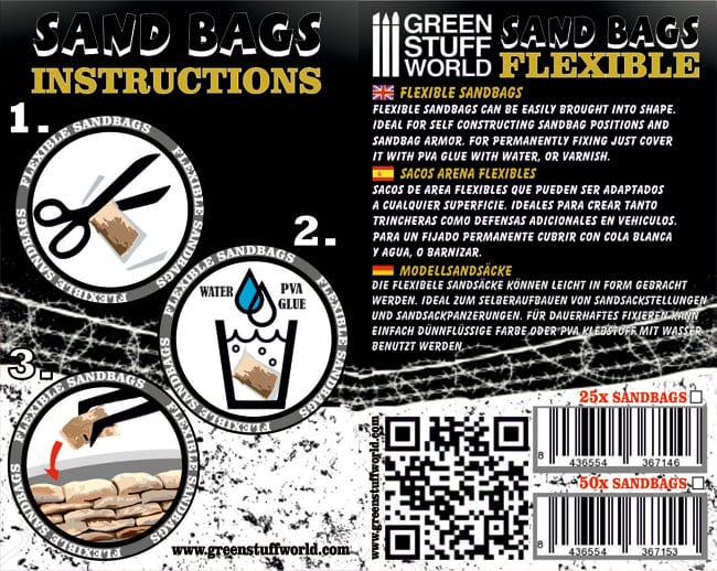 GSW Miniature Flexible Sandbags x25 - Image 4