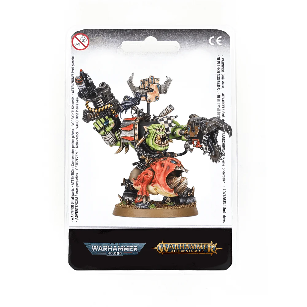 Orks Warboss with Attack Squig