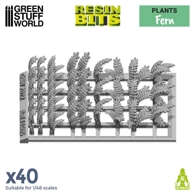 GSW Resin Basing Set - Fern Leaves - Image 2