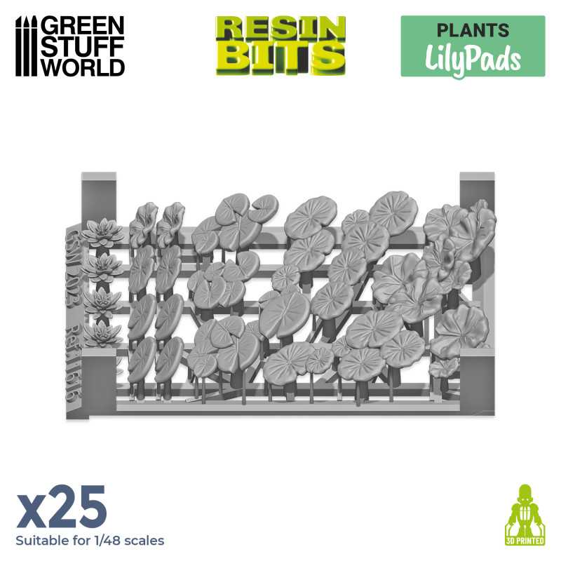 GSW Resin Basing Set - Lily Pads Plants - Image 2