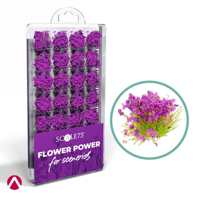 Scale 75 Dioramas Flowers - Purple