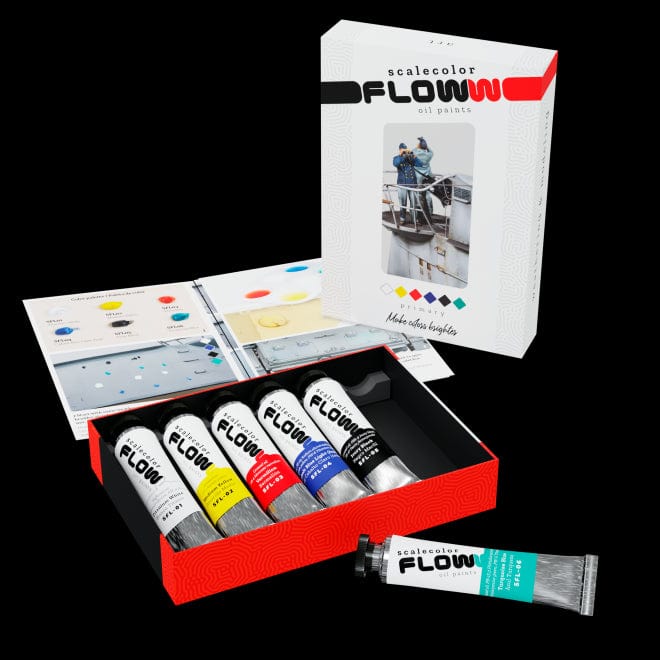 Scale 75 Flow Oil Paints - Primary