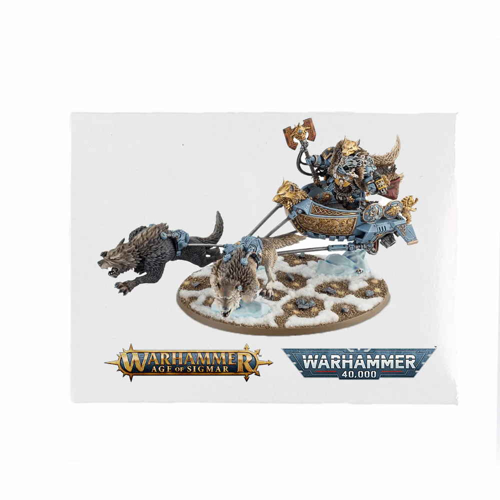 Space Wolves Logan Grimnar on Stormrider
