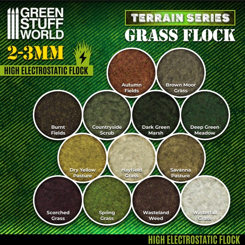 GSW Static Grass Flock 2-3mm - Hayfield Grass 200ml - Image 3