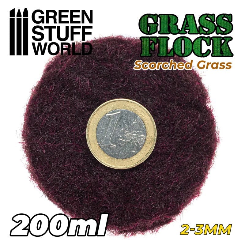 GSW Static Grass Flock 2-3mm - Scorched brown 200ml - Image 2