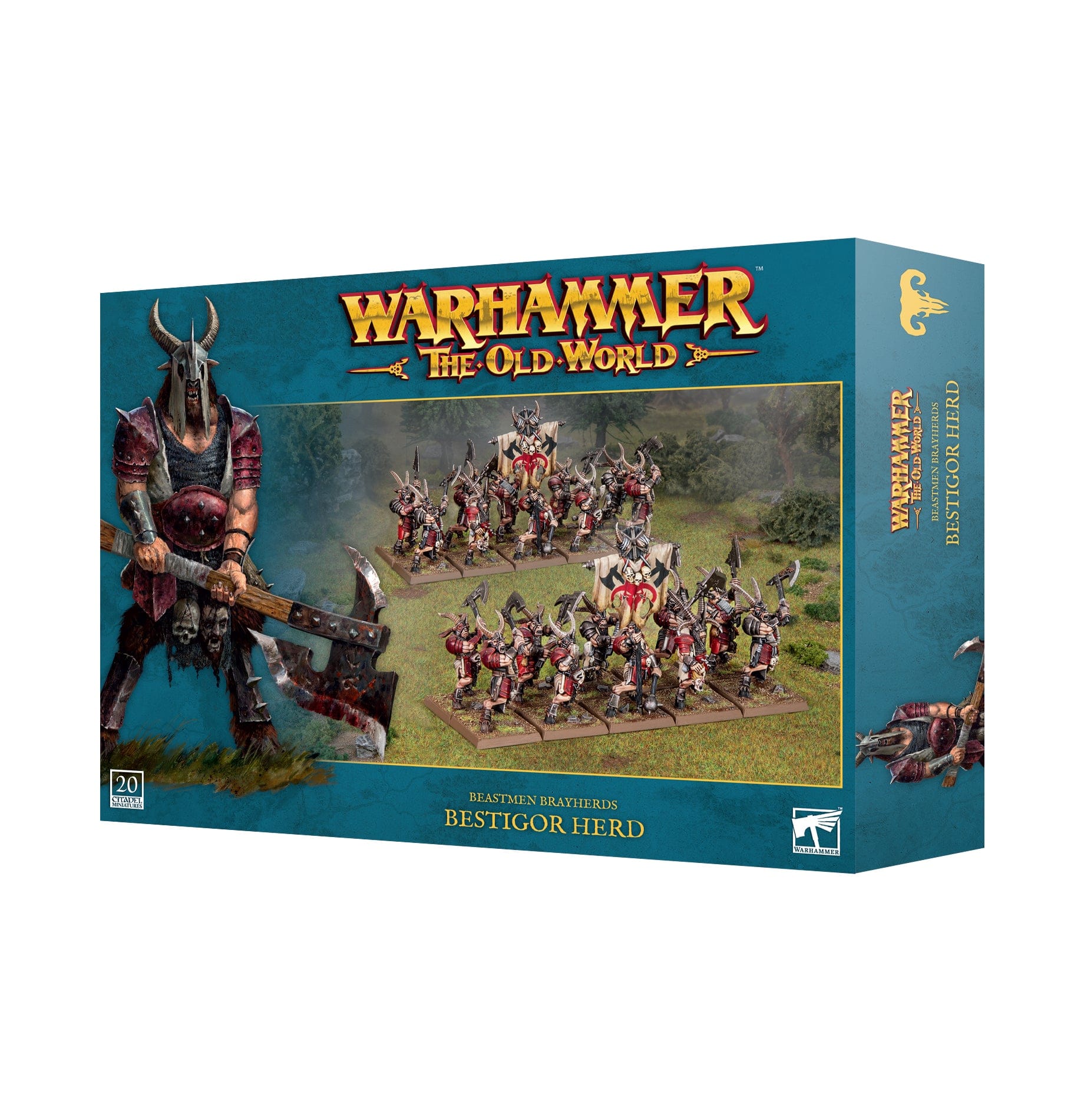 The Old World Beastmen Brayherds Bestigor Herd