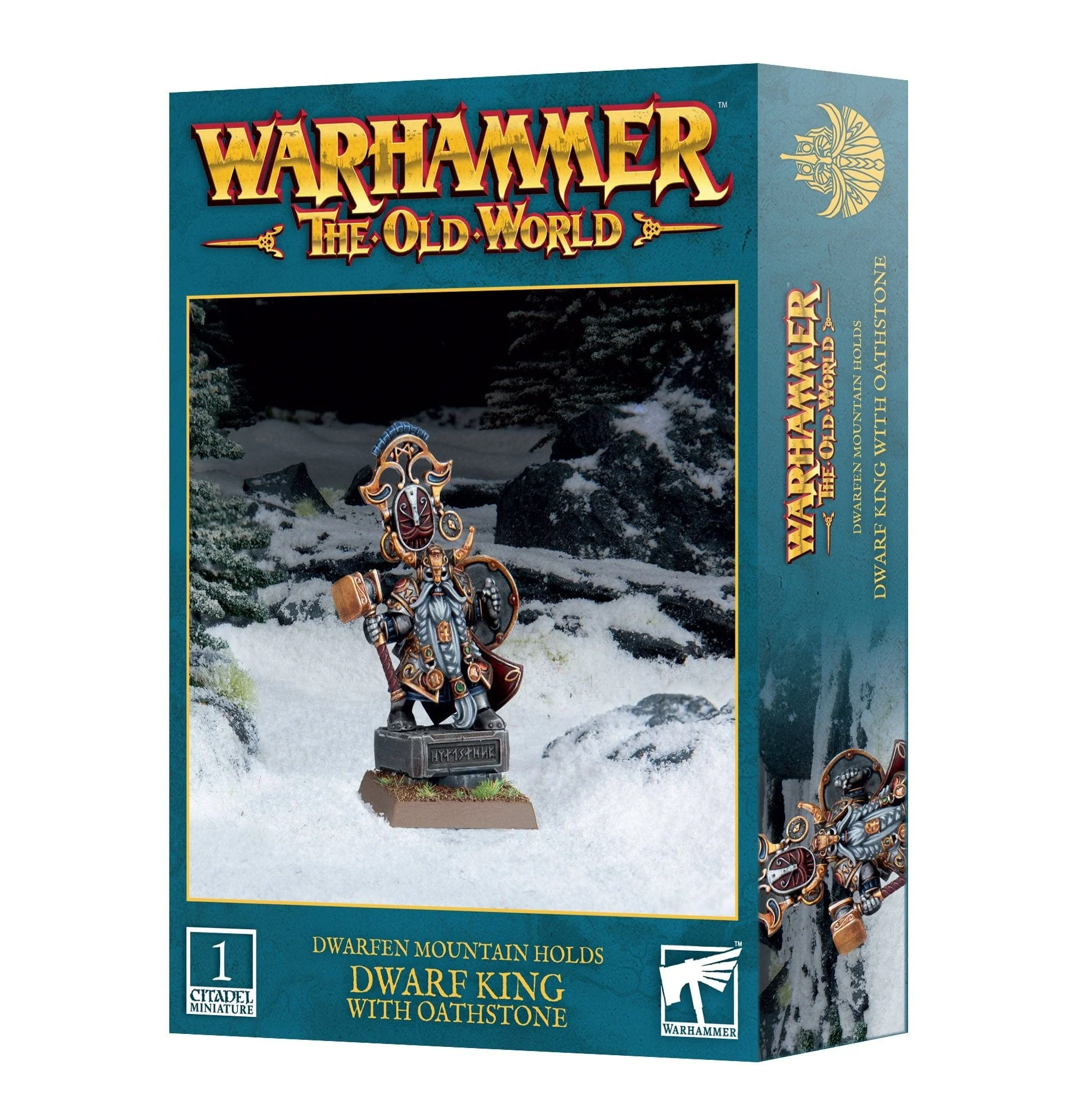 The Old World Dwarfen Mountain Holds Dwarf King with Oathstone