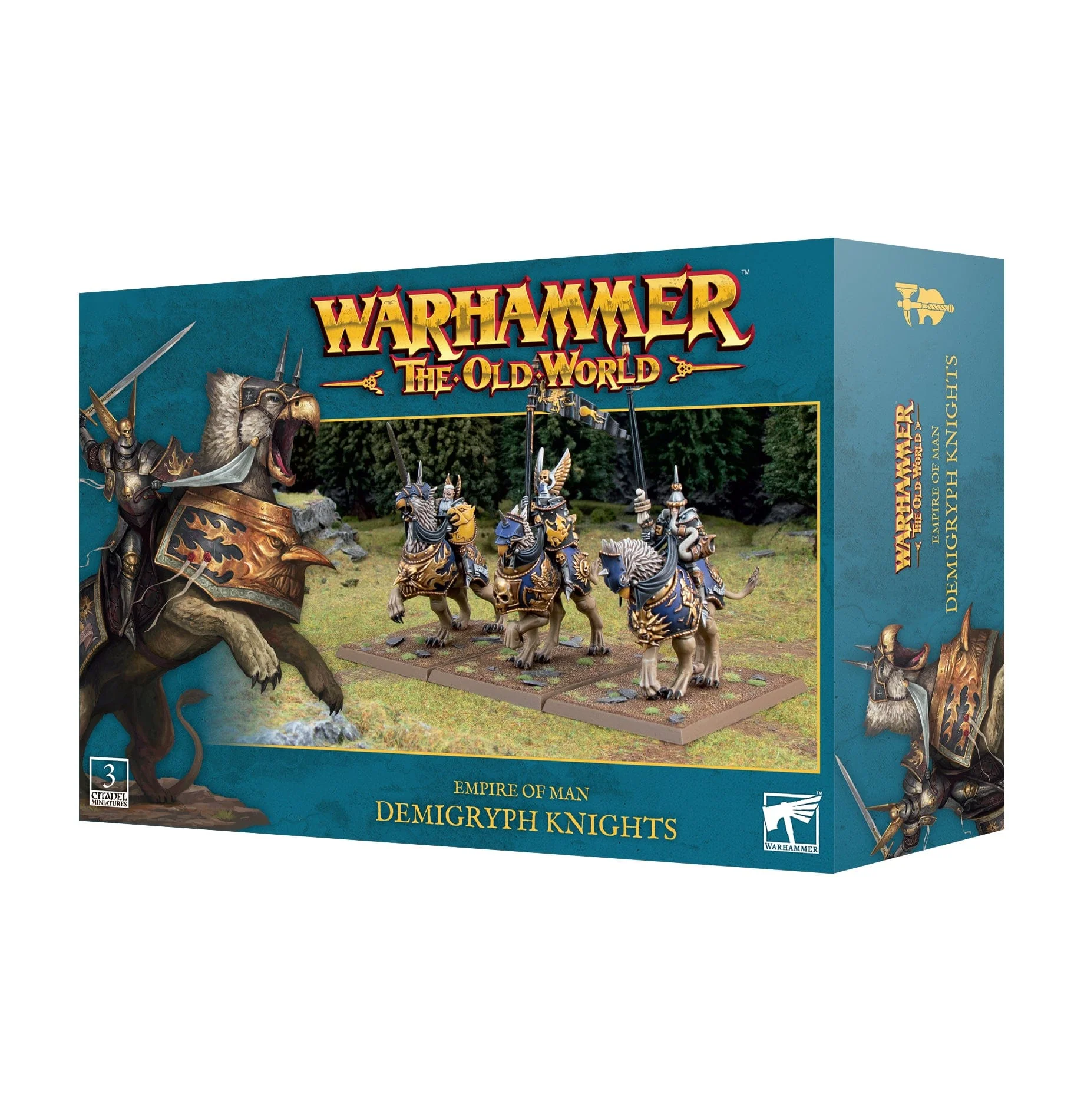 The Old World Empire of Man Demigryph Knights
