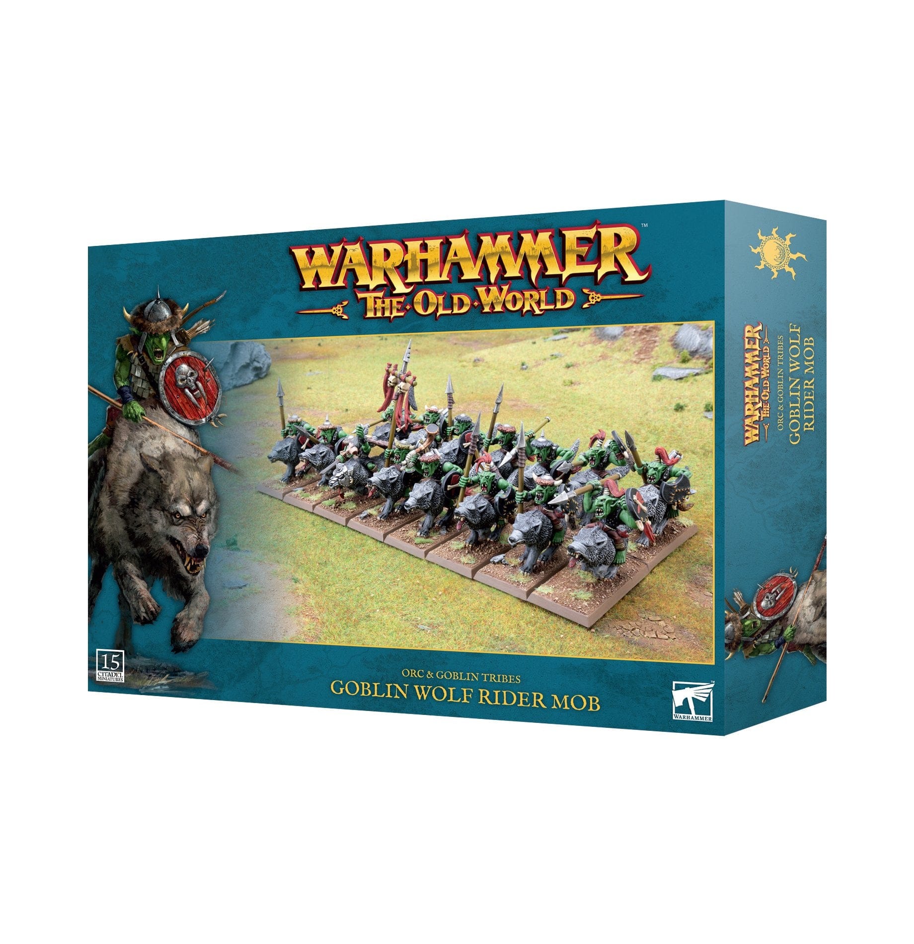 The Old World Orc & Goblin Tribes: Goblin Wolf Rider Mob
