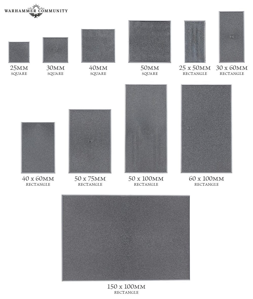 The Old World Square Bases 50x50mm (5x)